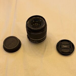 Canon Black Zoom Lens with Caps